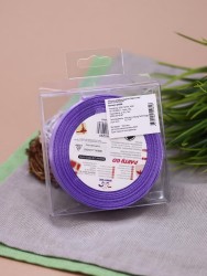 Лента для декора и подарков "Ribbon of Joy", purple (2,5 см*1 м)