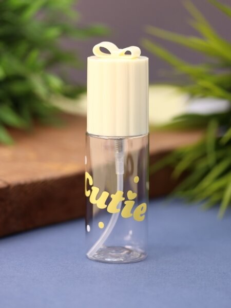 Дорожная бутылочка "Bow cutie", green (35 ml) 