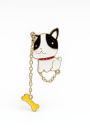 Значок металлический iLikeGift "Dog with bone"