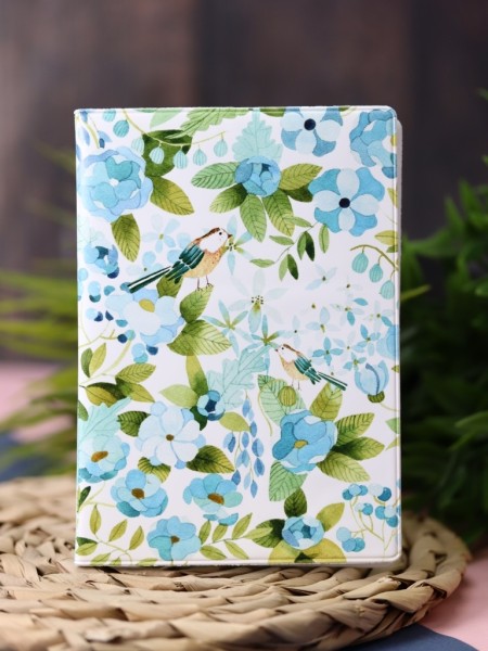 ОБЛОЖКА ДЛЯ ПАСПОРТА "Pattern Blue", плотность 600 мкм 