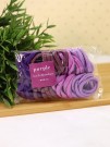 Набор резинок для волос "Rainbow", purple, 50 шт. в наборе