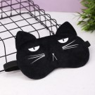 Маска для сна "Sad cat", black