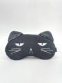 Маска для сна "Sad cat", black