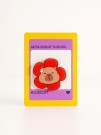 Значок акриловый iLikeGift "Capybara in a flower"