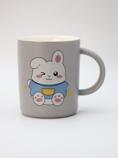 Кружка «Cute rabbit», grey 