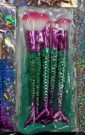 Набор кистей для макияжа "The Siren's Touch", 4 кисти, green
