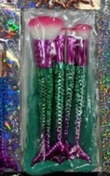 Набор кистей для макияжа "The Siren's Touch", 4 кисти, green
