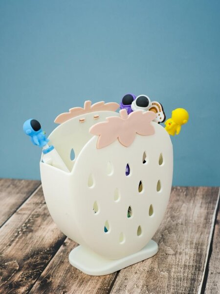 Органайзер для столовых приборов "Strawberry", white 