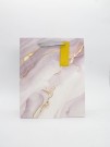 Пакет подарочный «Marble streaks», white (26*32*12.5)