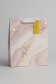 Пакет подарочный «Marble streaks», white (26*32*12.5)