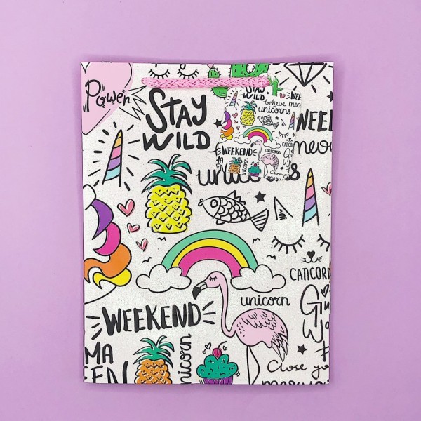 Пакет подарочный "Weekend", S 