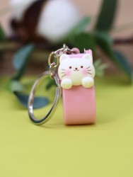 Брелок-степлер "Cat", pink