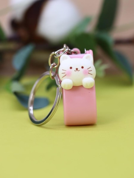 Брелок-степлер "Cat", pink 