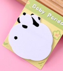 Блок стикер для записей "Chubby panda", yellow