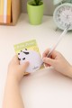 Блок стикер для записей "Chubby panda", yellow