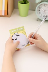 Блок стикер для записей "Chubby panda", yellow