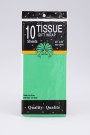Бумага тишью "Classic", dark green, 50 х 66 см, 14 г/м2 (набор 10 шт.)