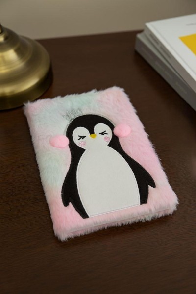 Блокнот плюшевый «Royal penguin», , 21,5х15 см, плотность 70 гр. 