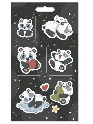 Наклейки "Panda love"