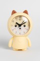 Часы-будильник «Lovely cat», yellow (14,5х8,5 см)