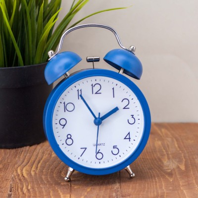Часы-будильник "Classic", blue (13,7х10 см)