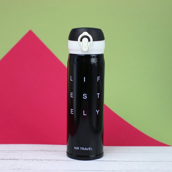 Термос "Lifestely", black (450ml) 