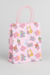 Пакет подарочный крафтовый «Cool gerl», chocolate (32*42*11)