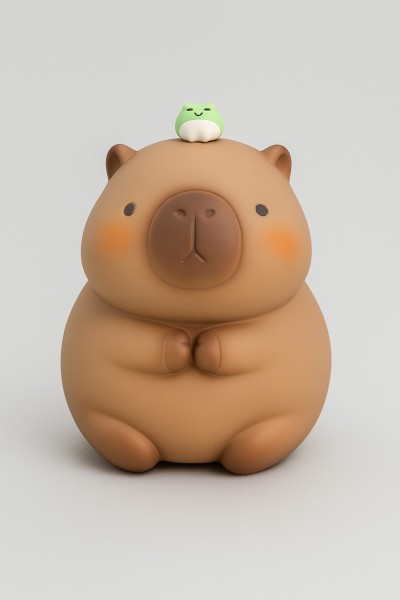 Копилка "Big Capybara Frog Friend" 
