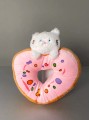 Мягкая игрушка "Cat donut", pink, 20 см