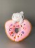 Мягкая игрушка &quot;Cat donut&quot;, pink, 20 см