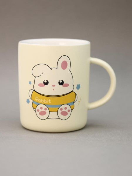 Кружка «Cute rabbit», yellow 