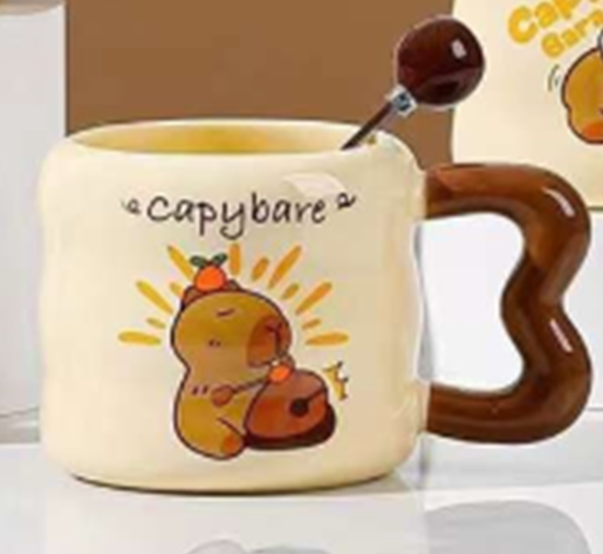 Кружка «The capybara song», (380 ml) 