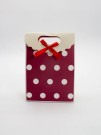 Пакет подарочный (XS) "Many dots", red (12x6x16)