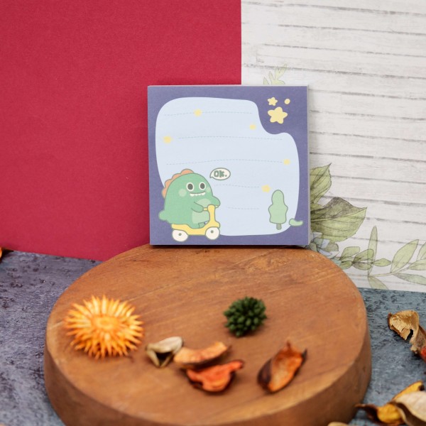 Блок для заметок «Cute dino», blue 