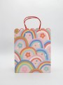 Пакет подарочный «Rainbow flowers», red (21*25.5*10)