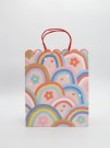 Пакет подарочный «Rainbow flowers», red (21*25.5*10)
