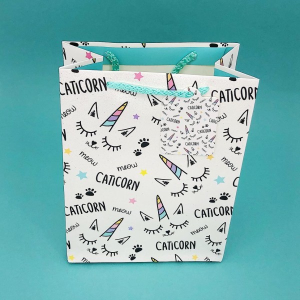 Пакет подарочный (S) "Caticorn" 