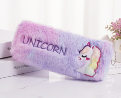 Пенал плюшевый "Multicolored unicorn", multicolored (20*10 см)