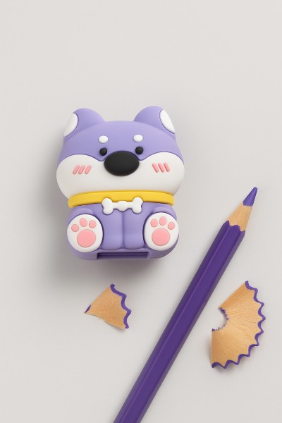 Точилка  для карандашей "Cute dog", purple 