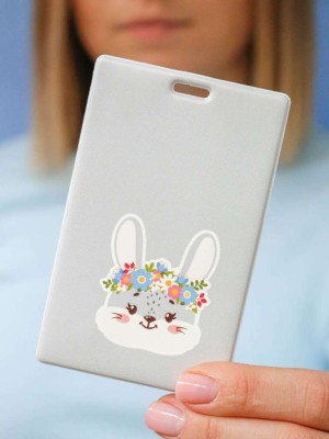 Держатель для карт «Flower bunny» (6,5 х 10,4 см)