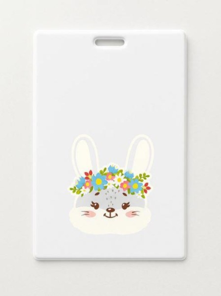 Держатель для карт «Flower bunny» (6,5 х 10,4 см) 
