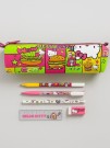 Пенал объемный "Hello Kitty", на молнии, полиэстер 600 ден (21*4,5*4,5 см)