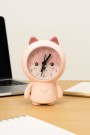 Часы-будильник «Lovely cat», pink (14,5х8,5 см)