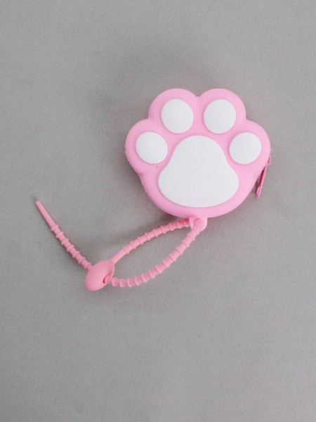 Брелок-кошелёк "Cat paw", pink (5*3.8 см) 