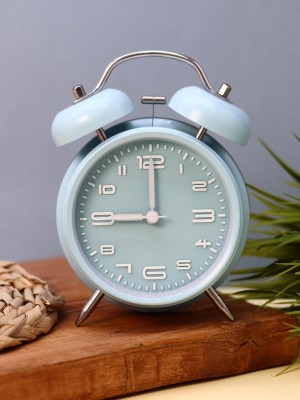 Часы-будильник "Numeral white", blue (16,7х12,5 см)