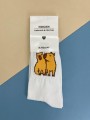 Носки «Capybara in love», белый, мужские/женские р. 35-40