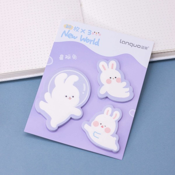 Блок для заметок "Cosmo hare", purple 