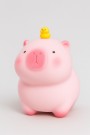 Копилка "Capybara Friend Duck", 14 см, pink