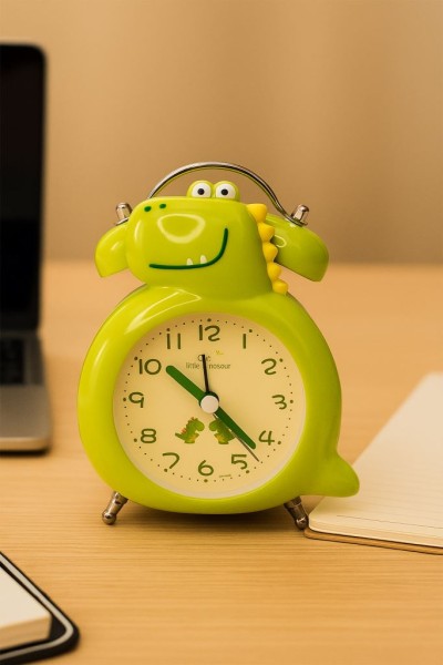 Часы-будильник «Dino», light green (6,3х11,2 см) 