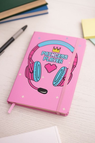 Блокнот (А5) "Princess player", pink (14.5*21) 